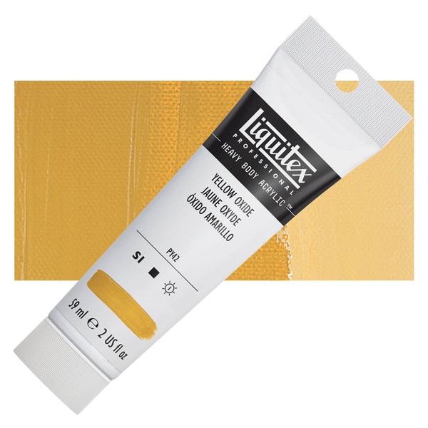 Liquitex Heavy Body Acrylic Paint - Yellow Oxide